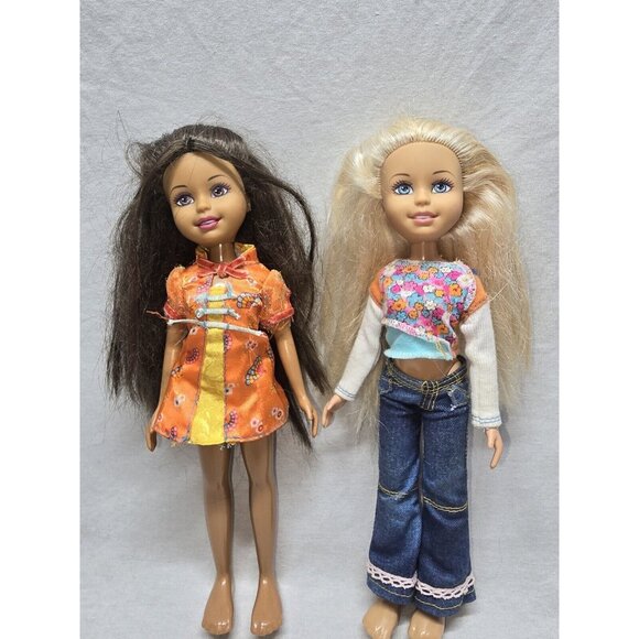 Mattel Wee Three Friends Doll Lot Stacie And Janet Lot Of 2 - Picture 1 of 11